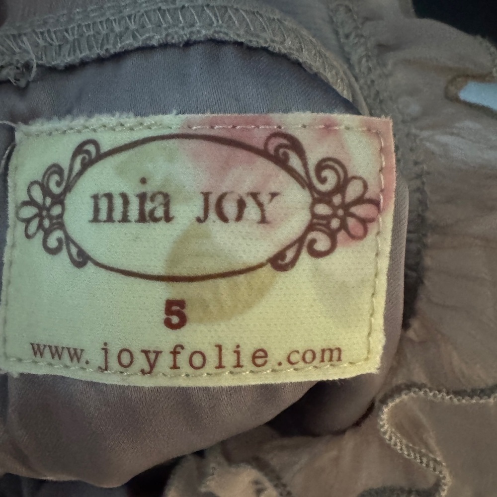 Girls Joyfolie Mia Joy Silver Elsa Gown Size 5 - Picture 4 of 5